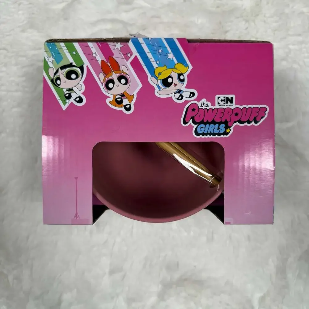 The Powerpuff Girls Ceramic Ramen Bowl with Chopsticks